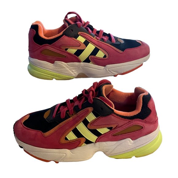 adidas Other - adidas Yung-96 Chasm Men's  Sneakers Athletic Shoes Multi Pink Black Size 7.5